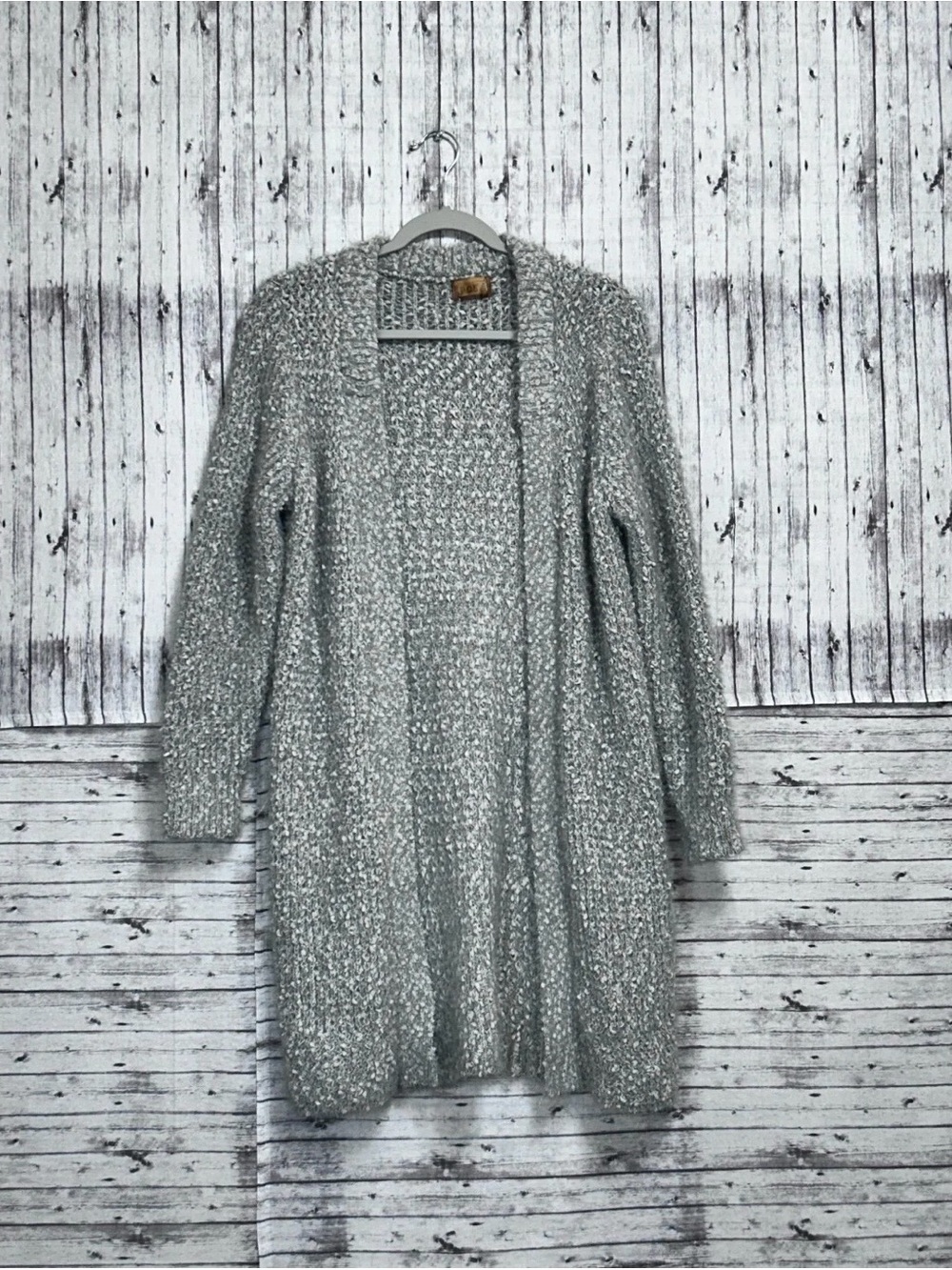 POL Mohair Open Front Cardigan